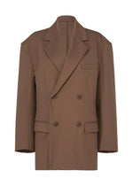 SIMPLE ENSEMBLE、ウィメンズ_ジャケット&コート_ジャケット＆ブルゾン、ブラウン