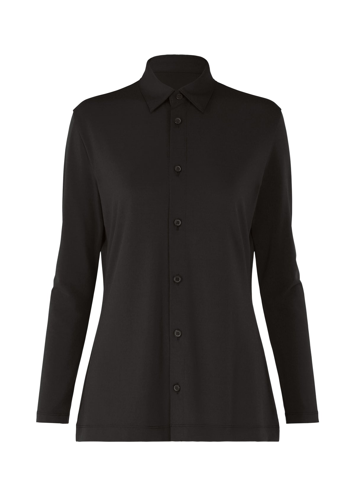DRAPE JERSEY-66、ウィメンズ_トップス_シャツ、ブラック