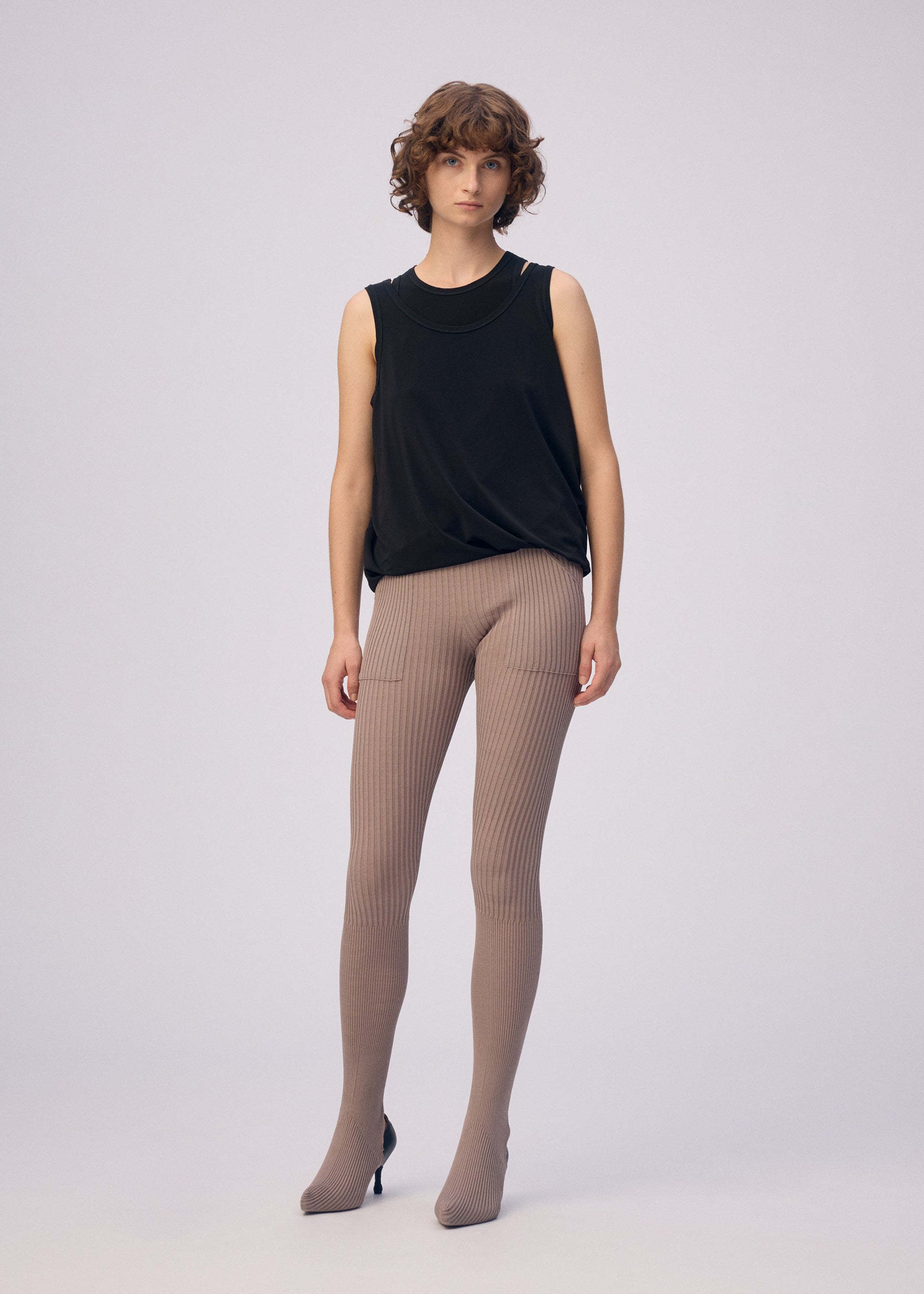 DRAPE JERSEY-66、ウィメンズ_トップス_トップ、着用画像2