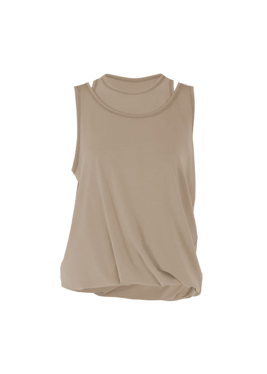 DRAPE JERSEY-66、ウィメンズ_トップス_トップ、グレー