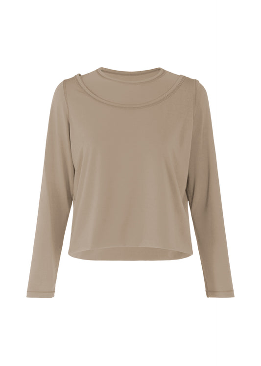 DRAPE JERSEY-66、ウィメンズ_トップス_トップ、グレー