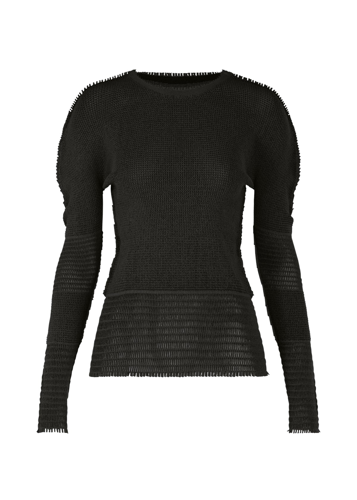 CROCHET AP、ウィメンズ_トップス_トップ、ブラック