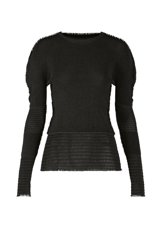 CROCHET AP、ウィメンズ_トップス_トップ、ブラック