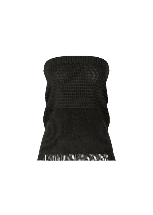 CROCHET AP、ウィメンズ_トップス_トップ、ブラック