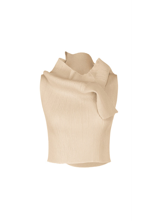 ADVENTITIOUS：HIGH-NECKS、ウィメンズ_ニット、ベージュ