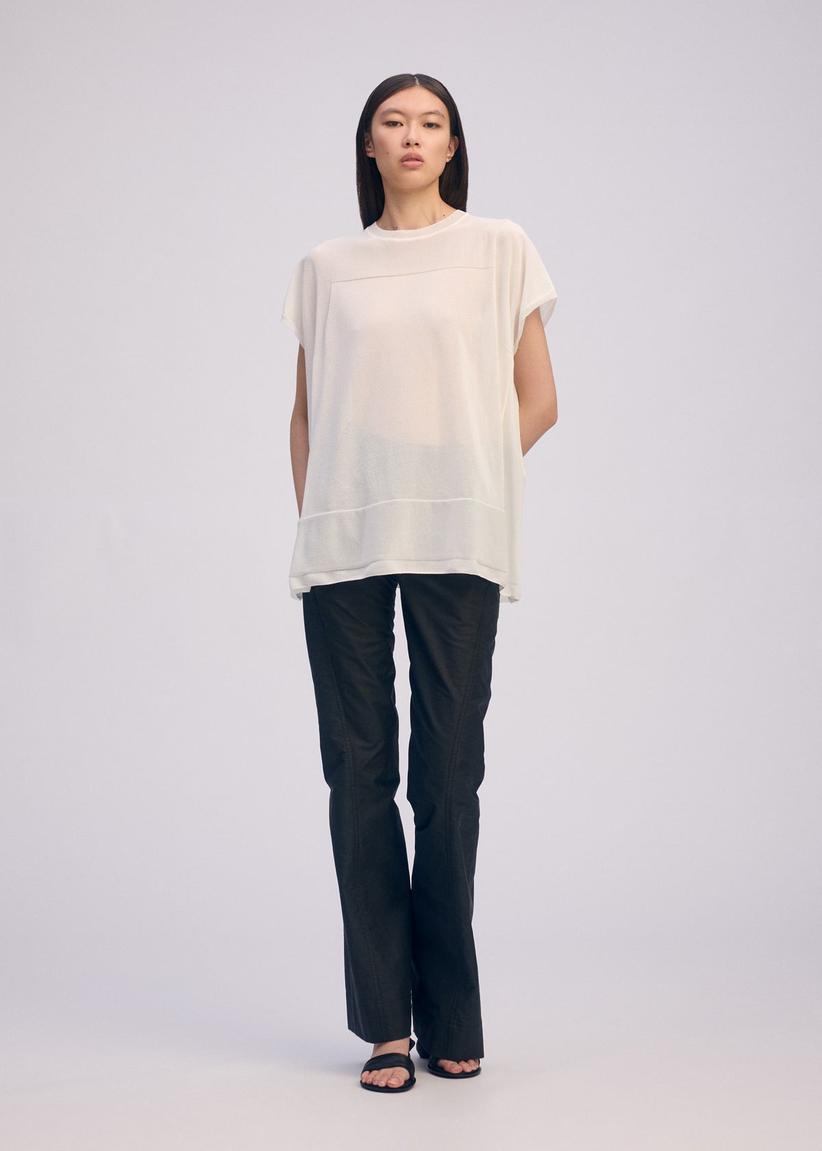 PAPIER KNIT、ウィメンズ_ニット、着用画像2