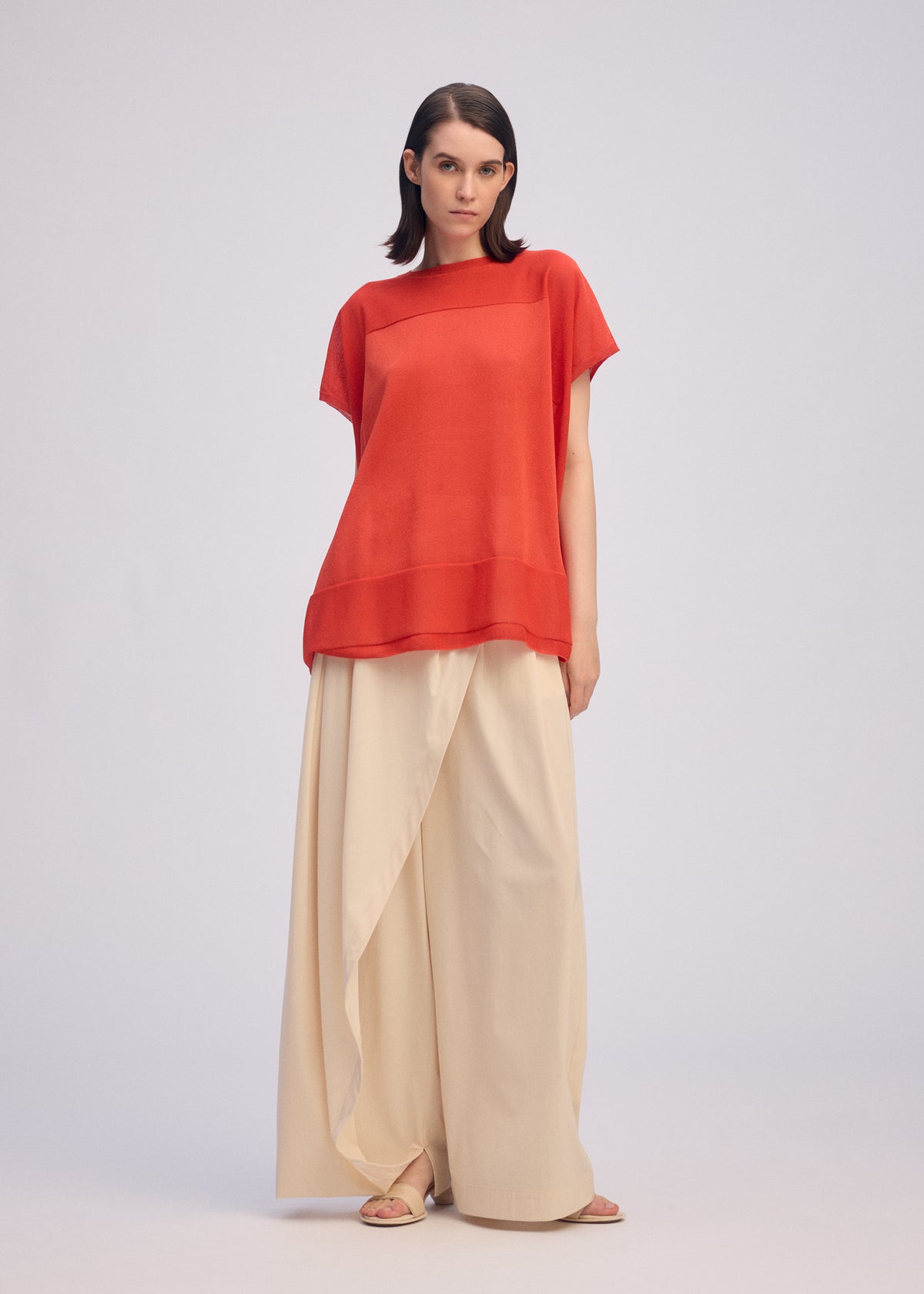 PAPIER KNIT、ウィメンズ_ニット、着用画像4