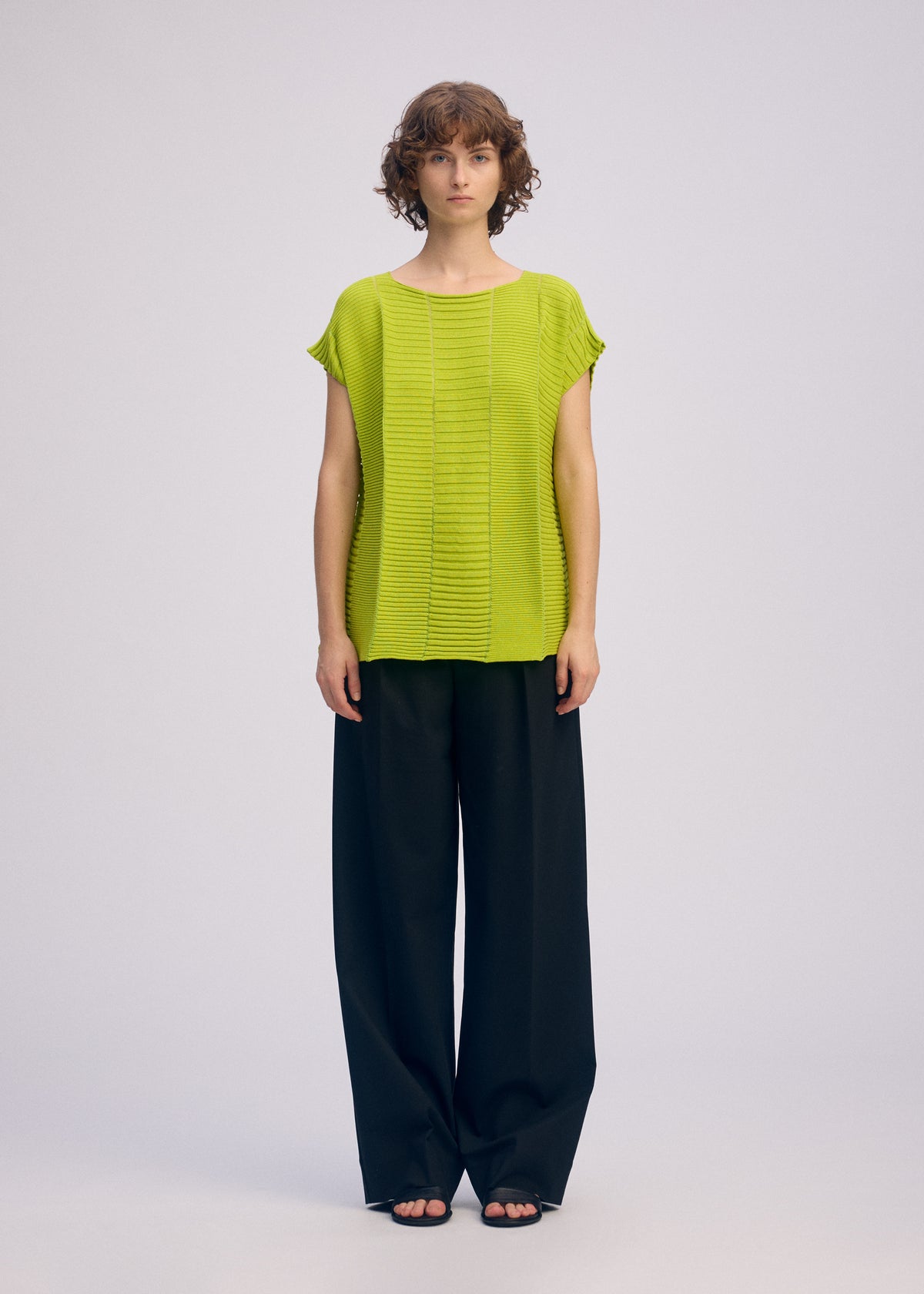 COLUMN KNIT、ウィメンズ_ニット、着用画像1