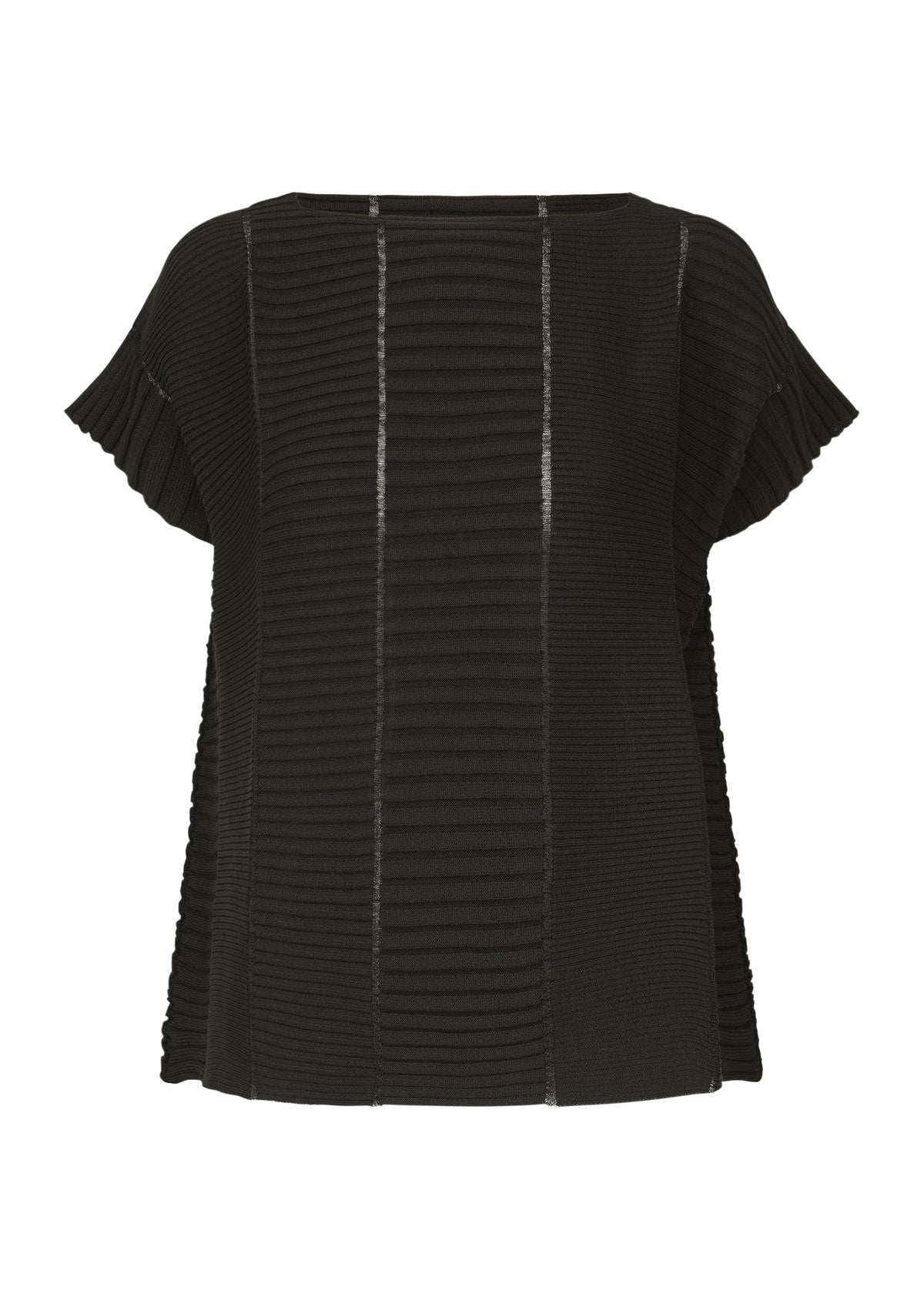 COLUMN KNIT、ウィメンズ_ニット、ブラック