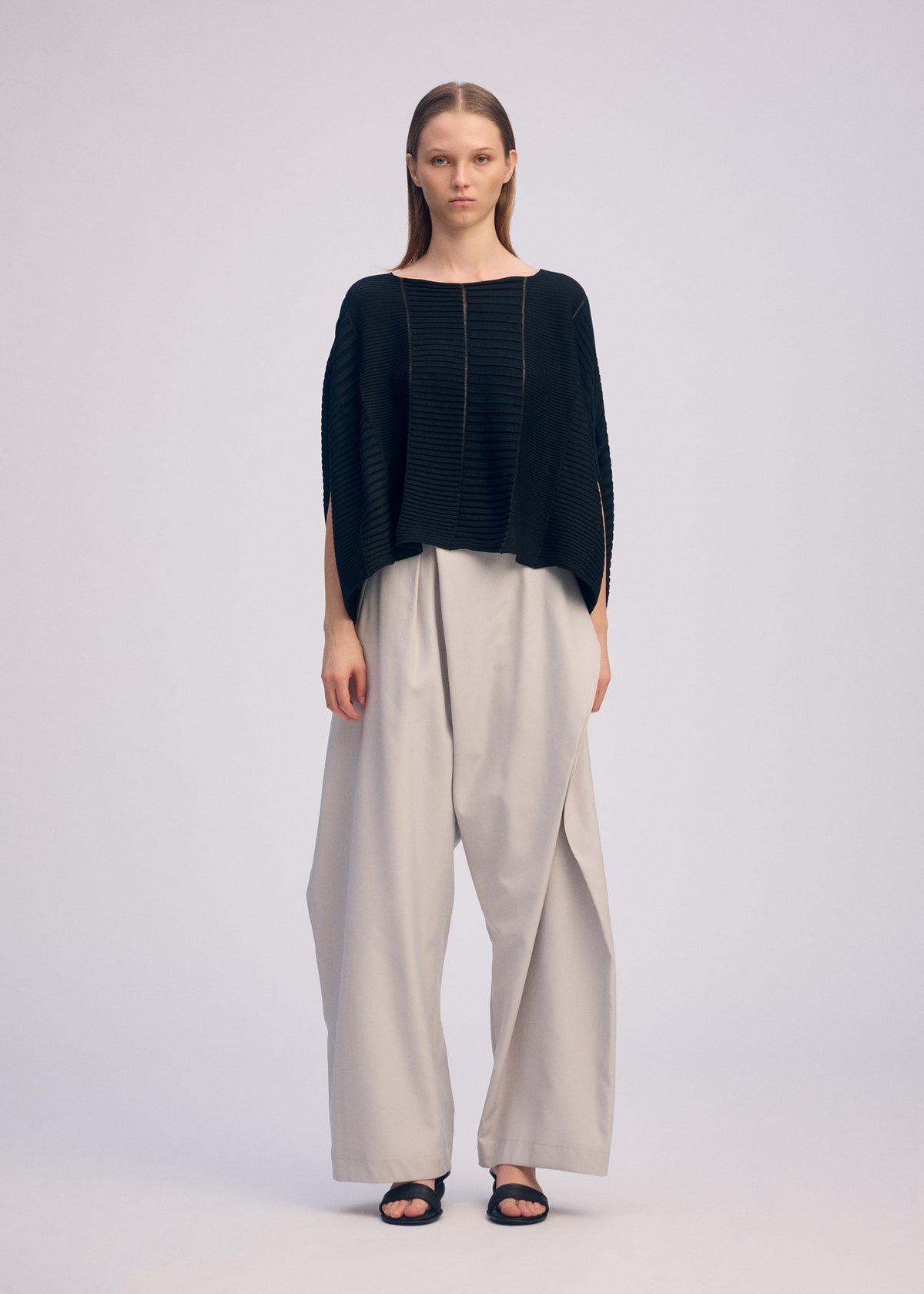 COLUMN KNIT、ウィメンズ_ニット、着用画像1