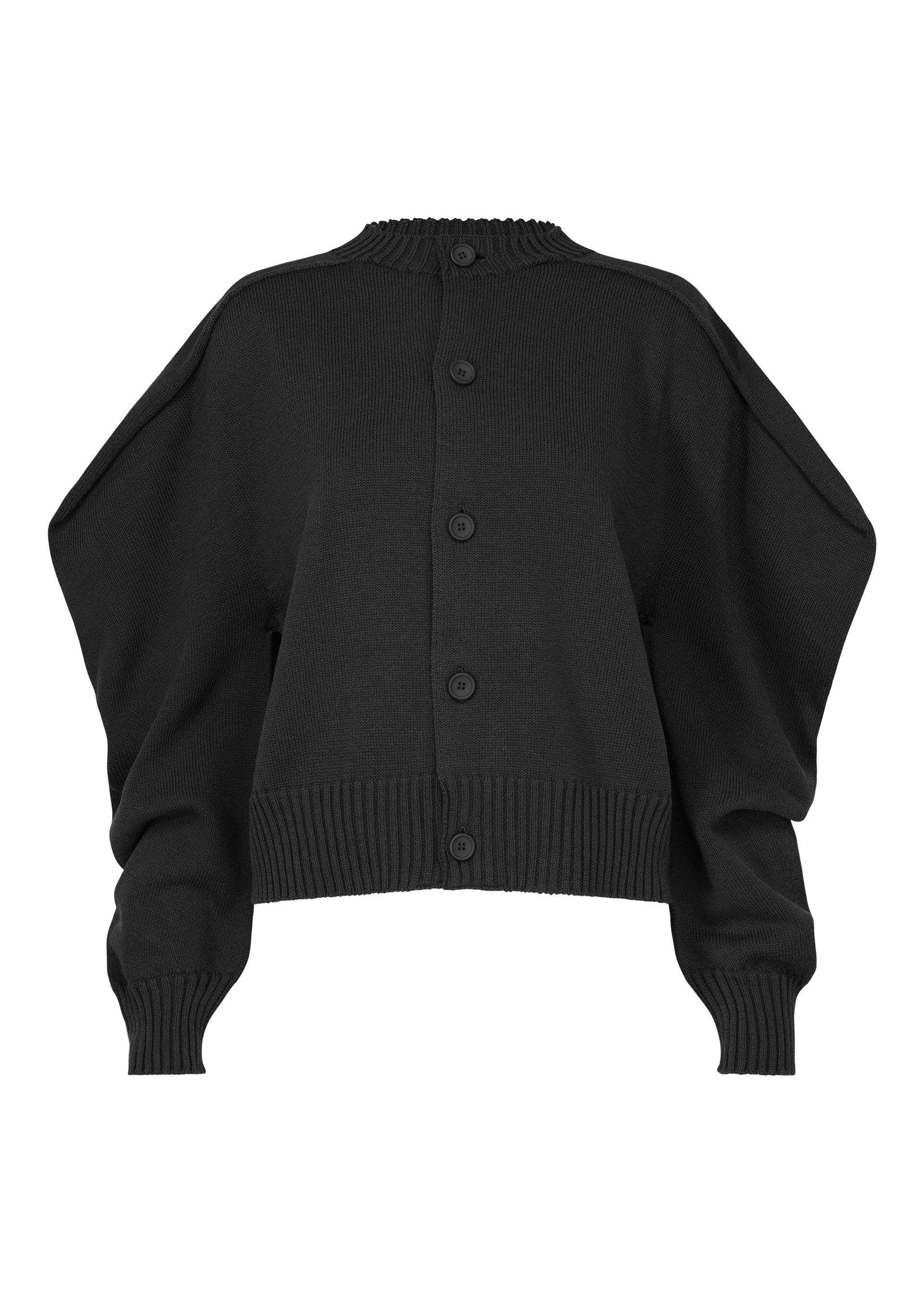 イッセイミヤケ ニット カーディガン コットン 長袖 フード ノーボタン M BASIC KNIT – isseymiyake.com
