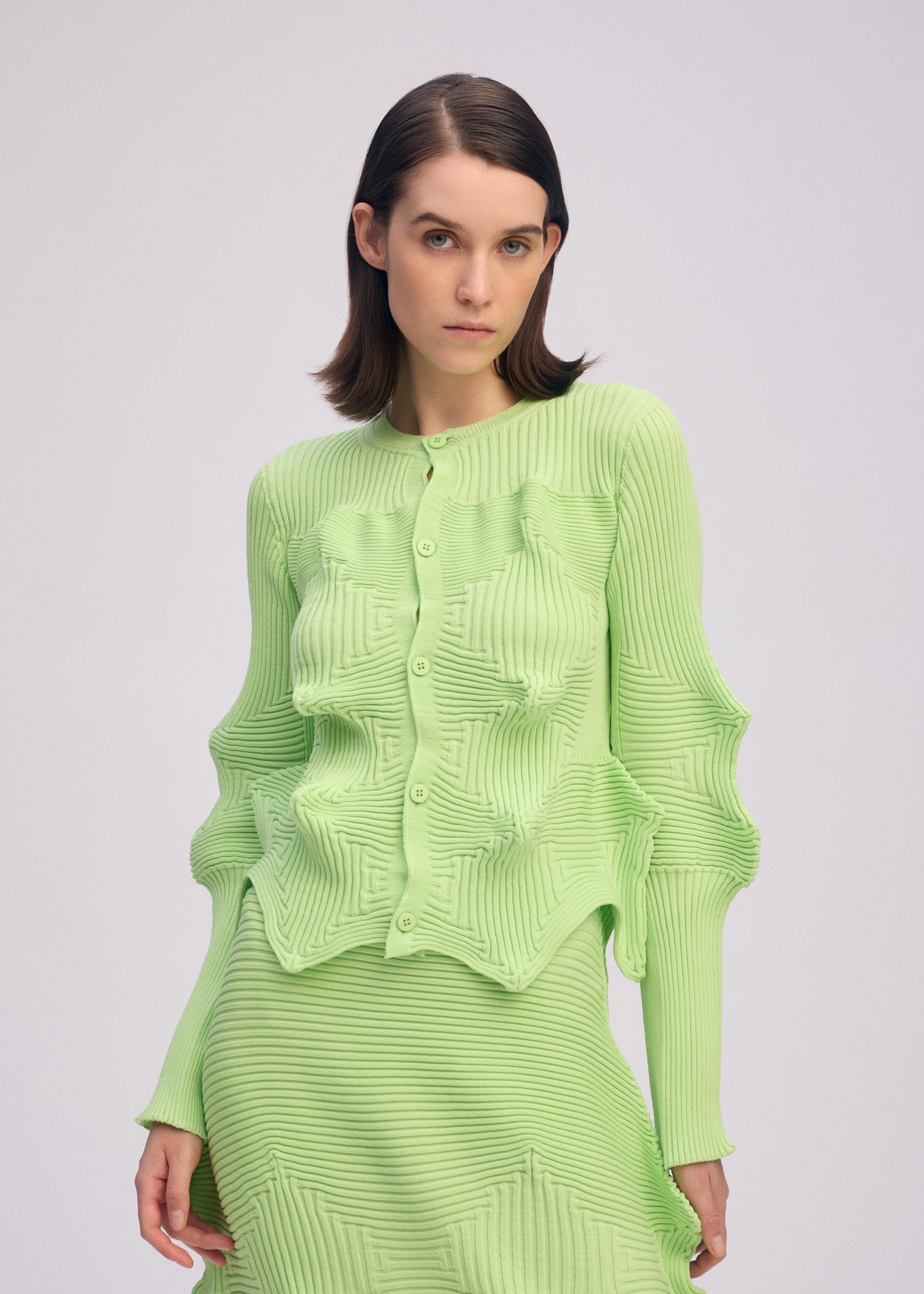 イッセイミヤケ カーディガン ニット ケーブル  編込 フィッシャーマンニット LINKAGE – isseymiyake.com