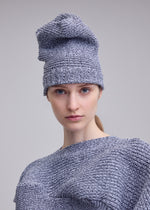 FOUND STONE BEANIE、ウィメンズ_ニット、着用画像1