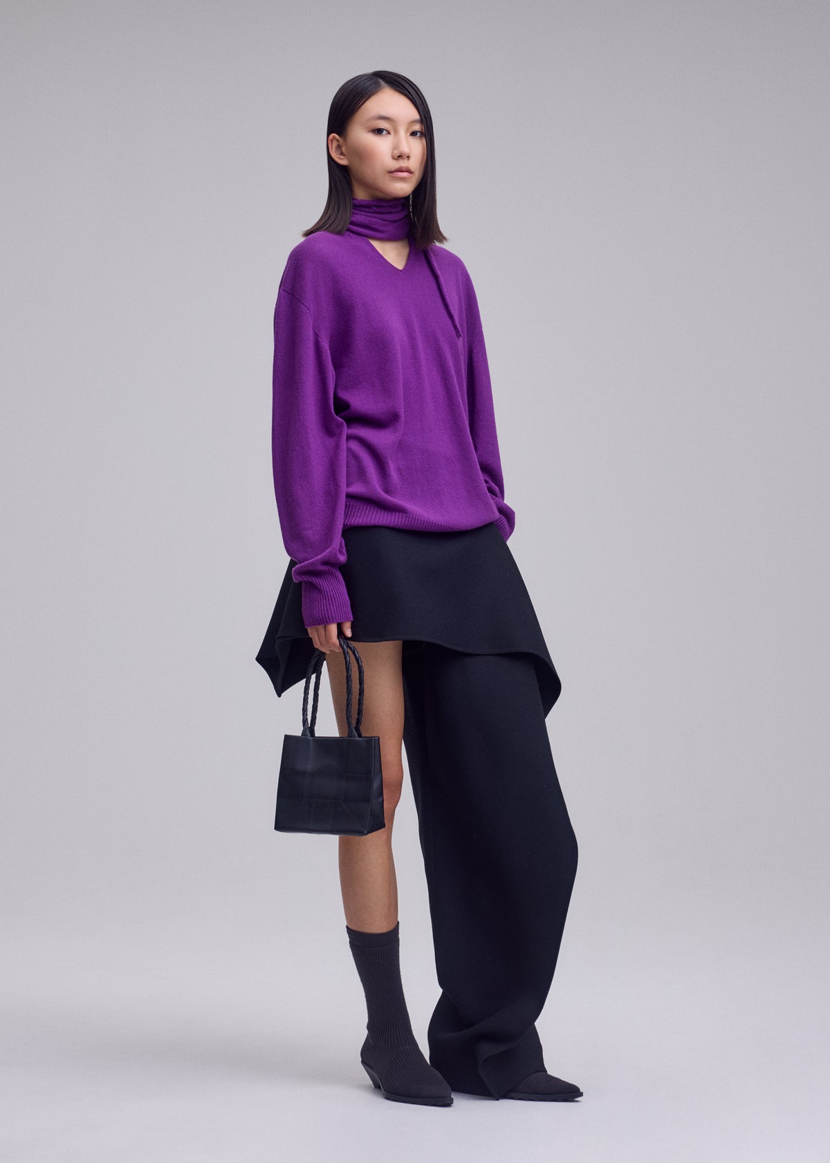 PAPER BAG(LEATHER)、バッグ&財布_ハンドバッグ、着用画像1