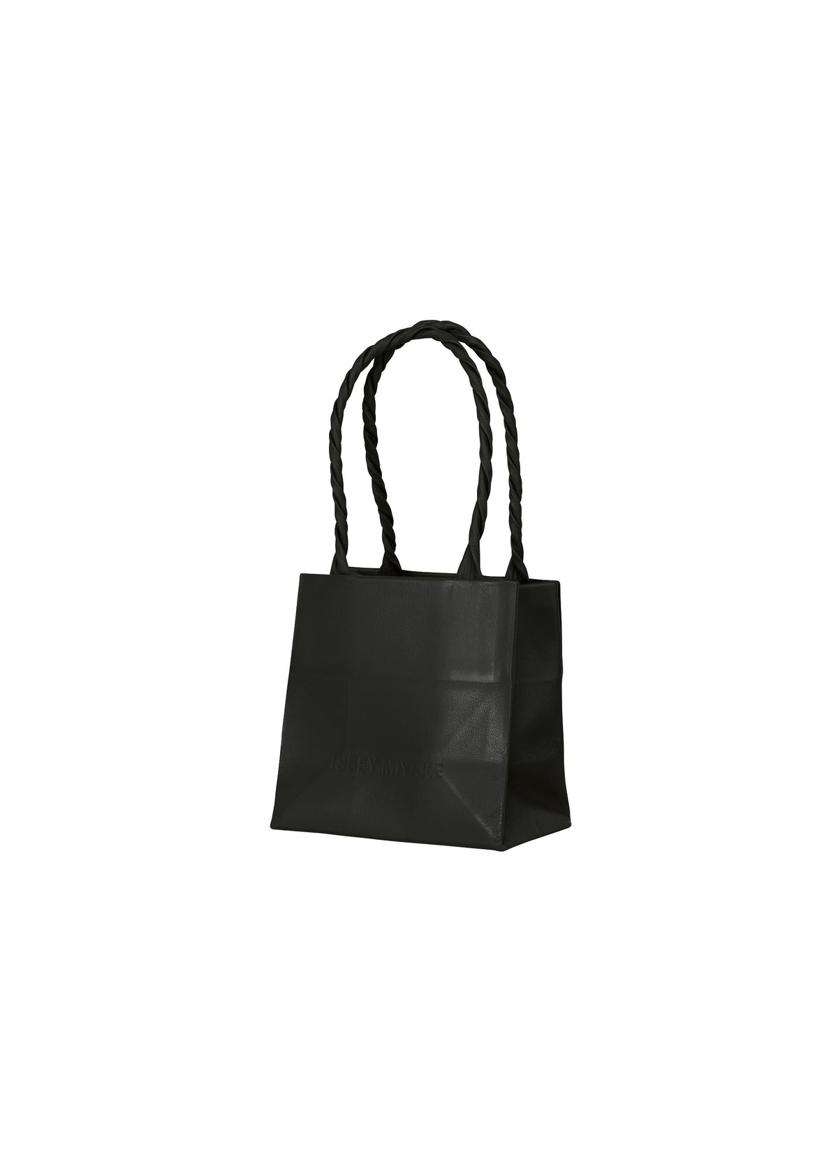 PAPER BAG(LEATHER)、バッグ&財布_ハンドバッグ、ブラック
