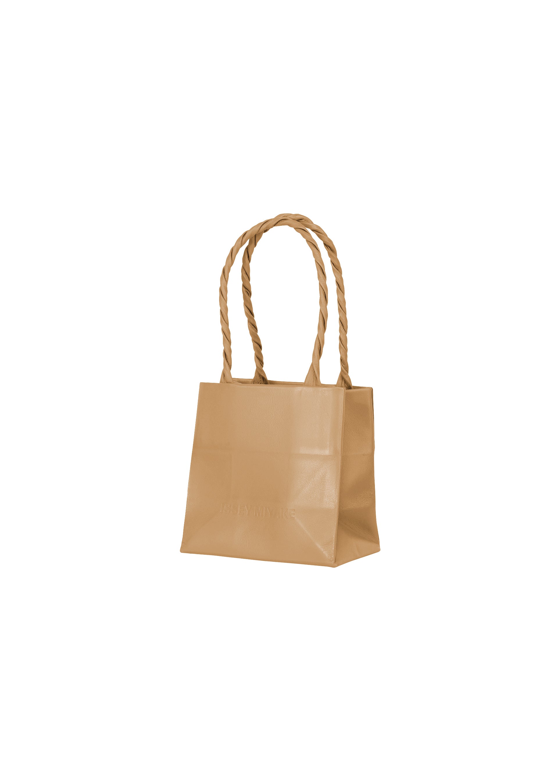 PAPER BAG(LEATHER)、バッグ&財布_ハンドバッグ、ベージュ