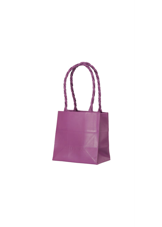 PAPER BAG(LEATHER)、バッグ&財布_ハンドバッグ、パープル