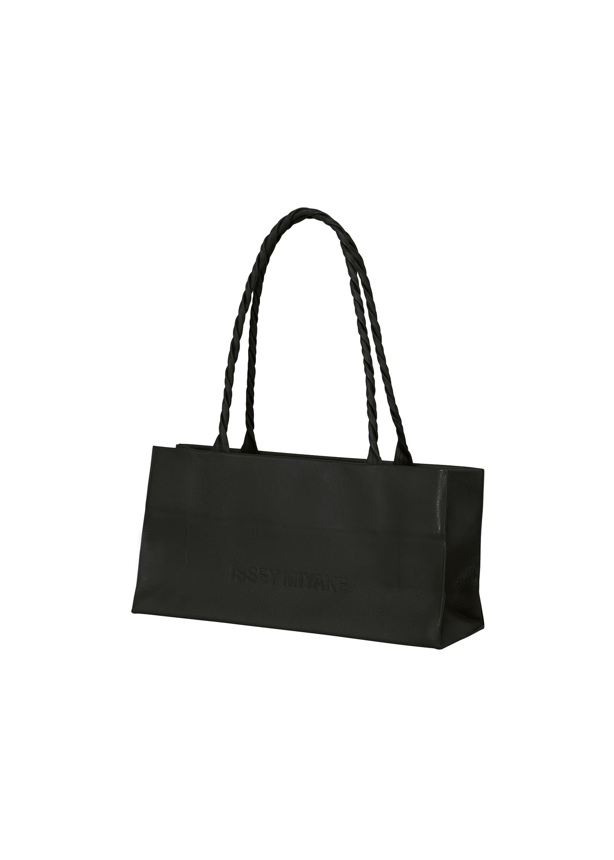 PAPER BAG(LEATHER)、バッグ&財布_ハンドバッグ、ブラック