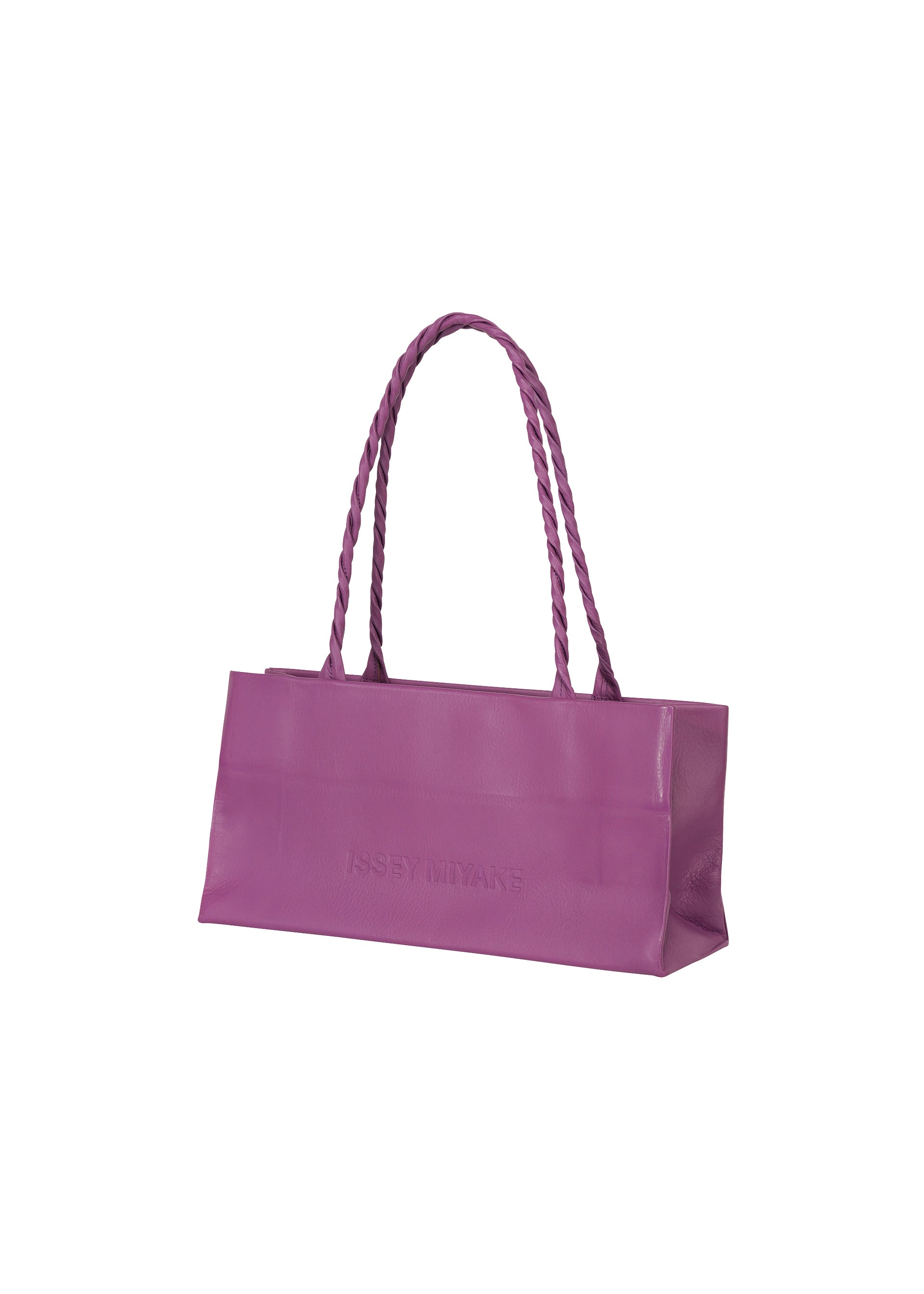 PAPER BAG(LEATHER)、バッグ&財布_ハンドバッグ、パープル
