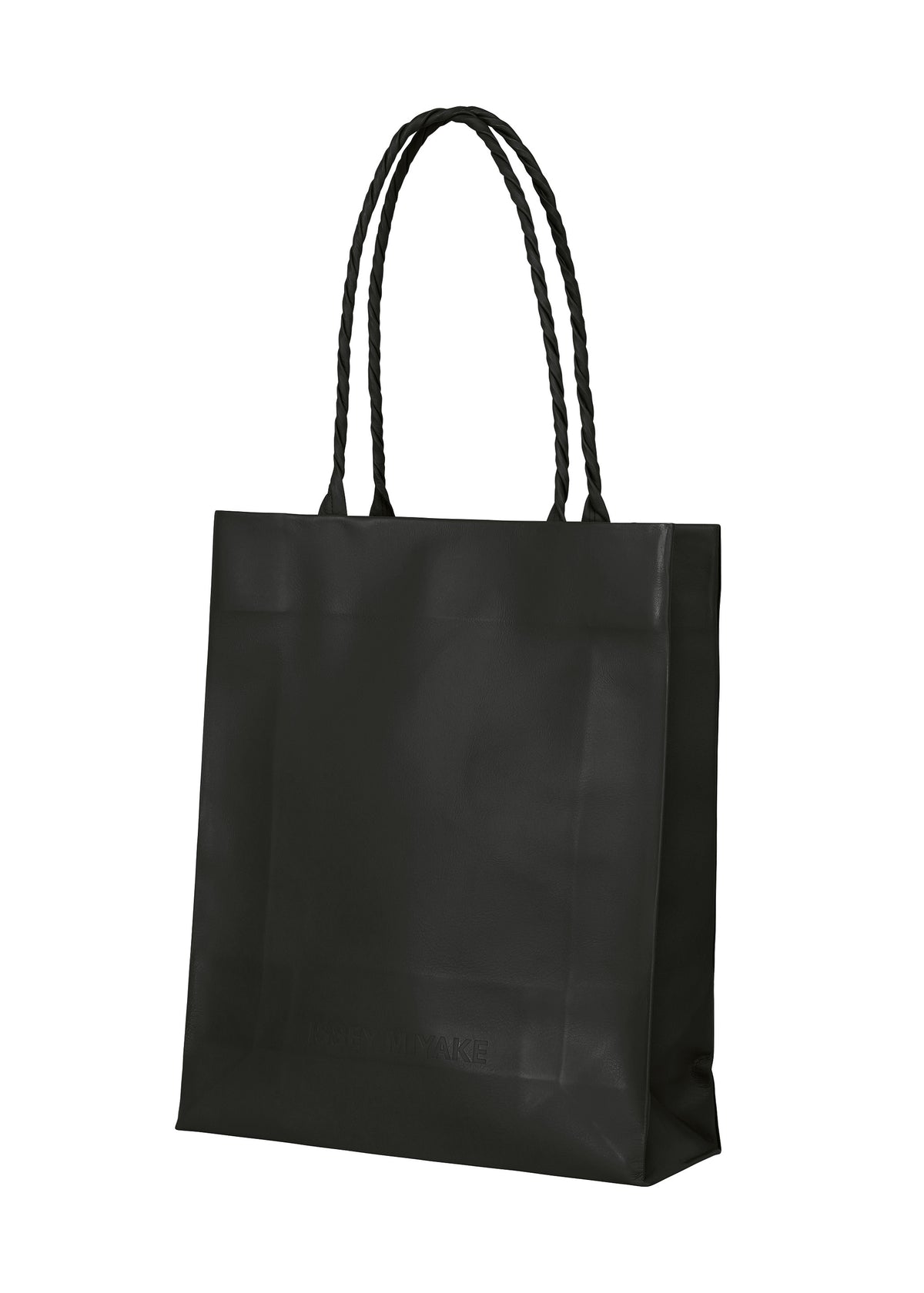 PAPER BAG(LEATHER)、バッグ&財布_トートバッグ、ブラック