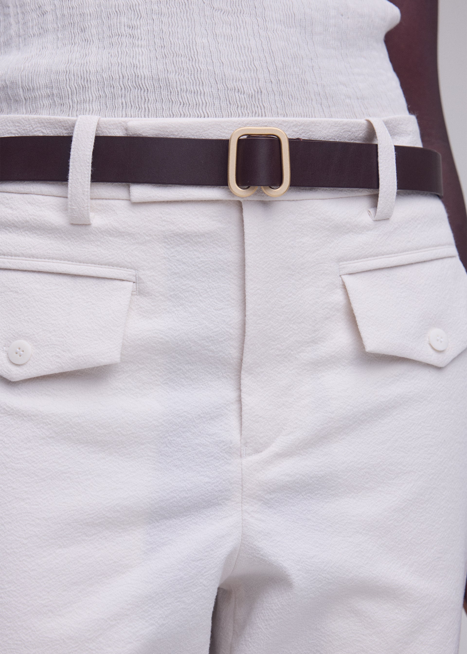 SOLID LEATHER BELT – isseymiyake.com
