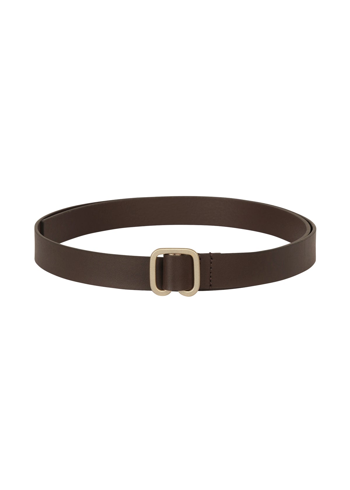 SOLID LEATHER BELT、アクセサリー&その他_アクセサリー、ブラウン