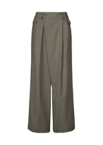LUSTROUS WOOL PANTS、ウィメンズ_パンツ、グレー