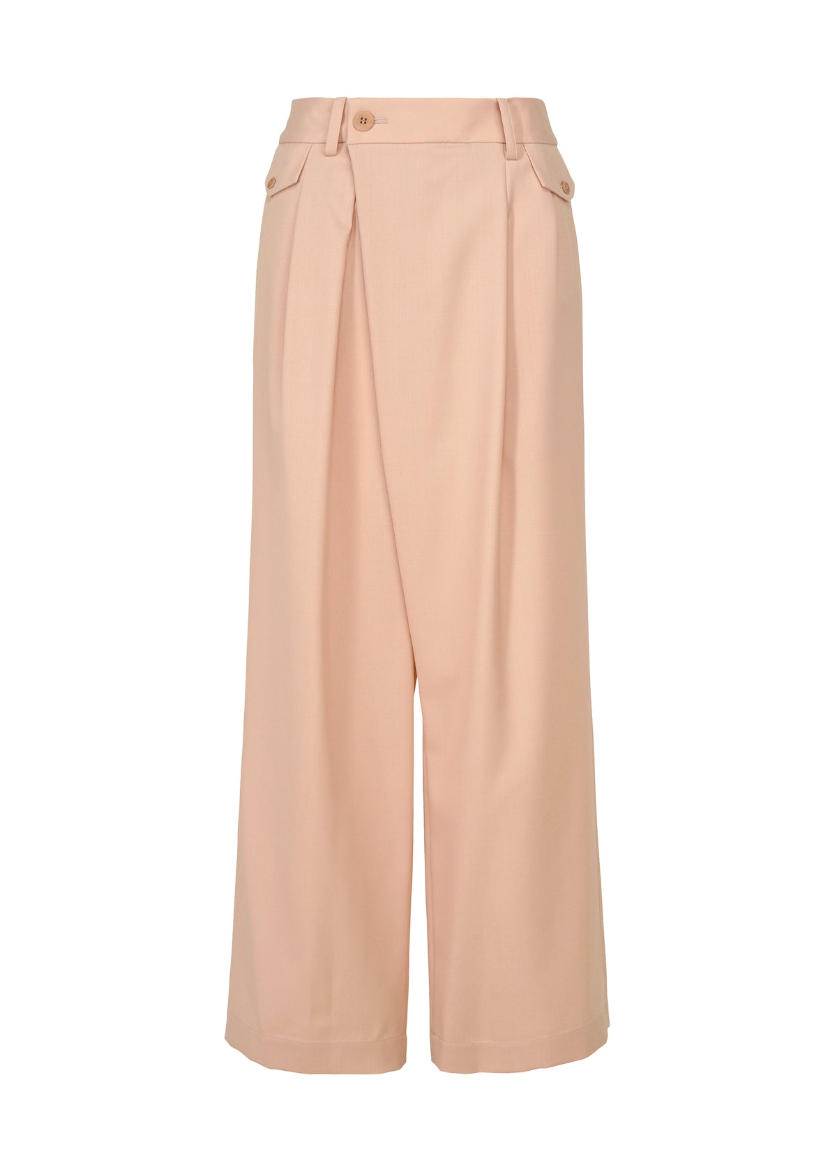 LUSTROUS WOOL PANTS、ウィメンズ_パンツ、ピンク