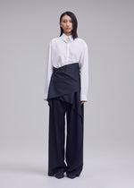 LUSTROUS WOOL PANTS、ウィメンズ_パンツ、着用画像1