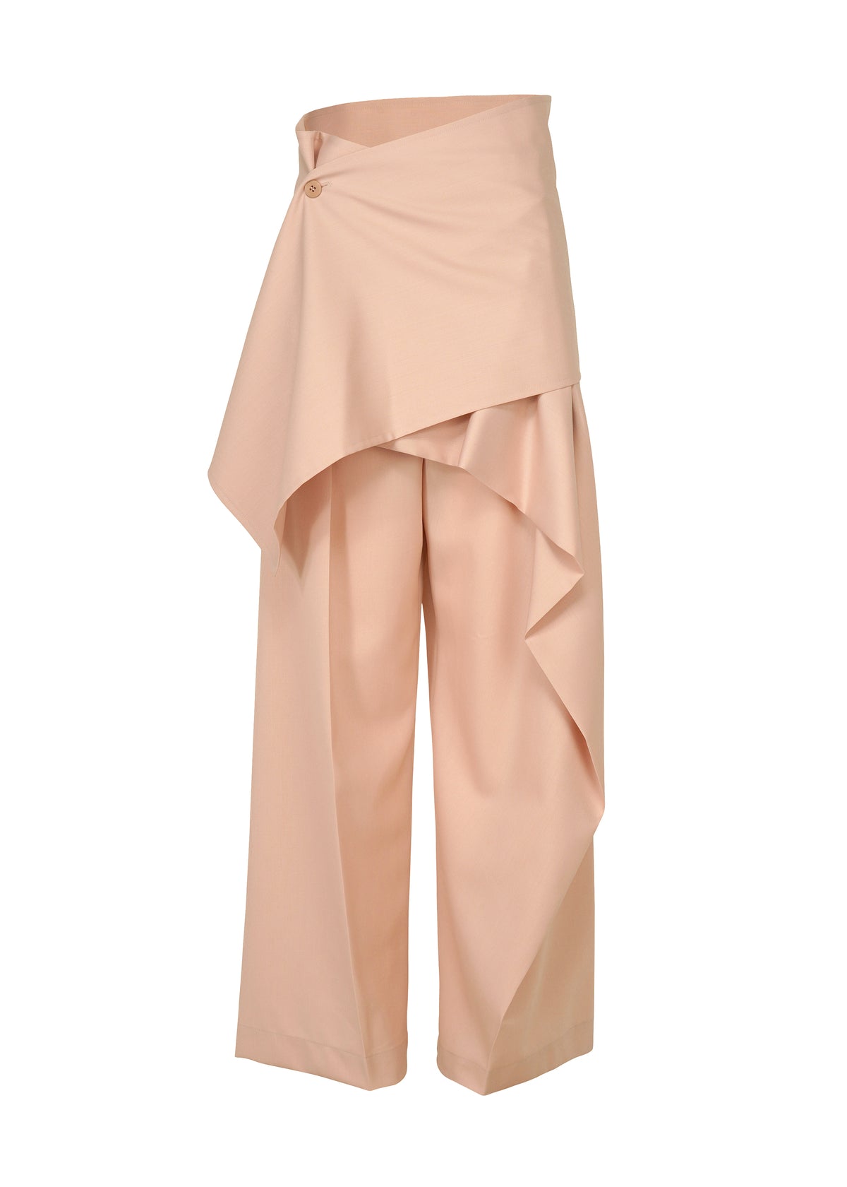 LUSTROUS WOOL PANTS、ウィメンズ_パンツ、ピンク