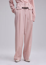 LUSTROUS WOOL PANTS、ウィメンズ_パンツ、着用画像3