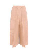 TUBULAR PLEATS、ウィメンズ_パンツ、ピンク