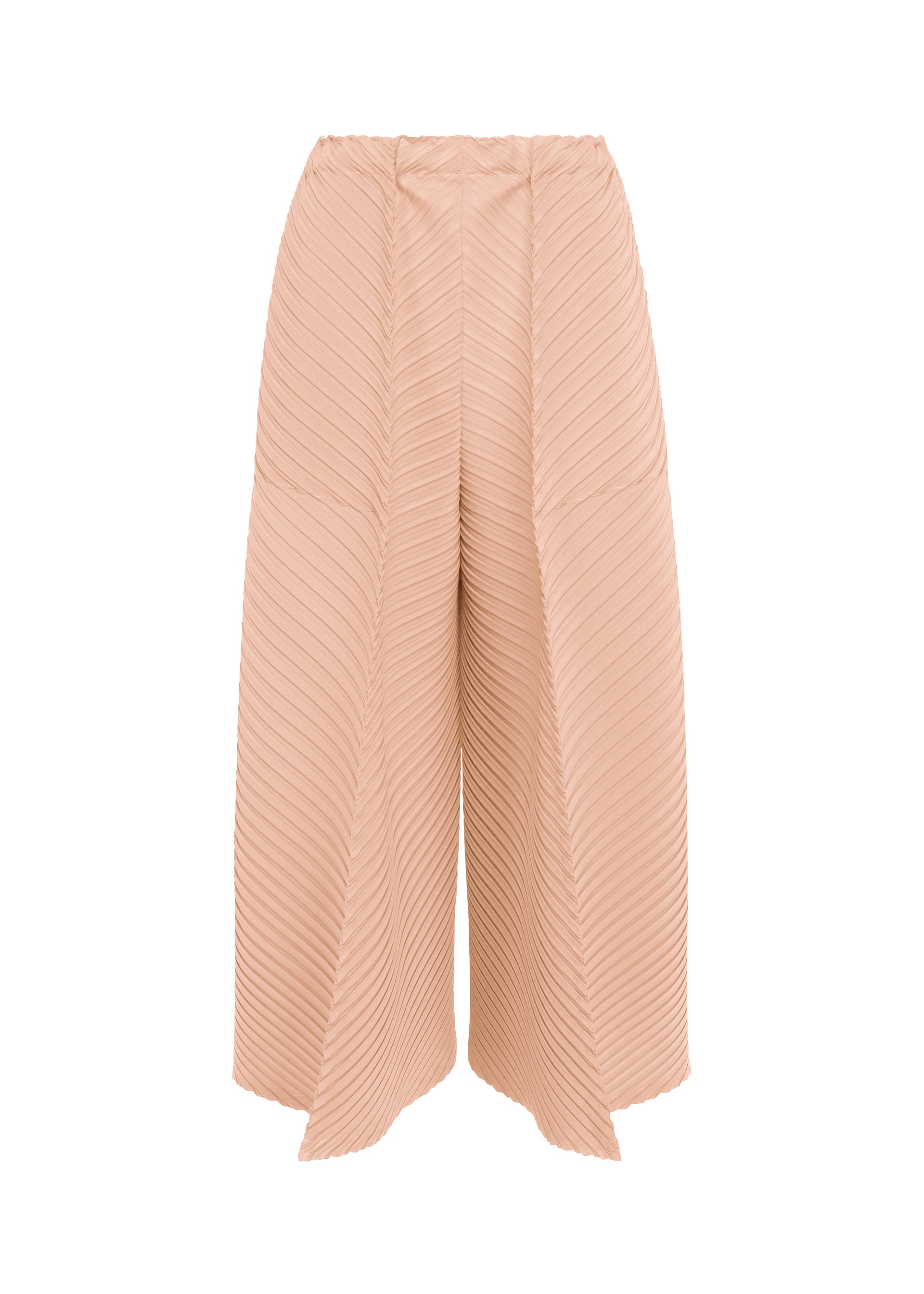TUBULAR PLEATS、ウィメンズ_パンツ、ピンク