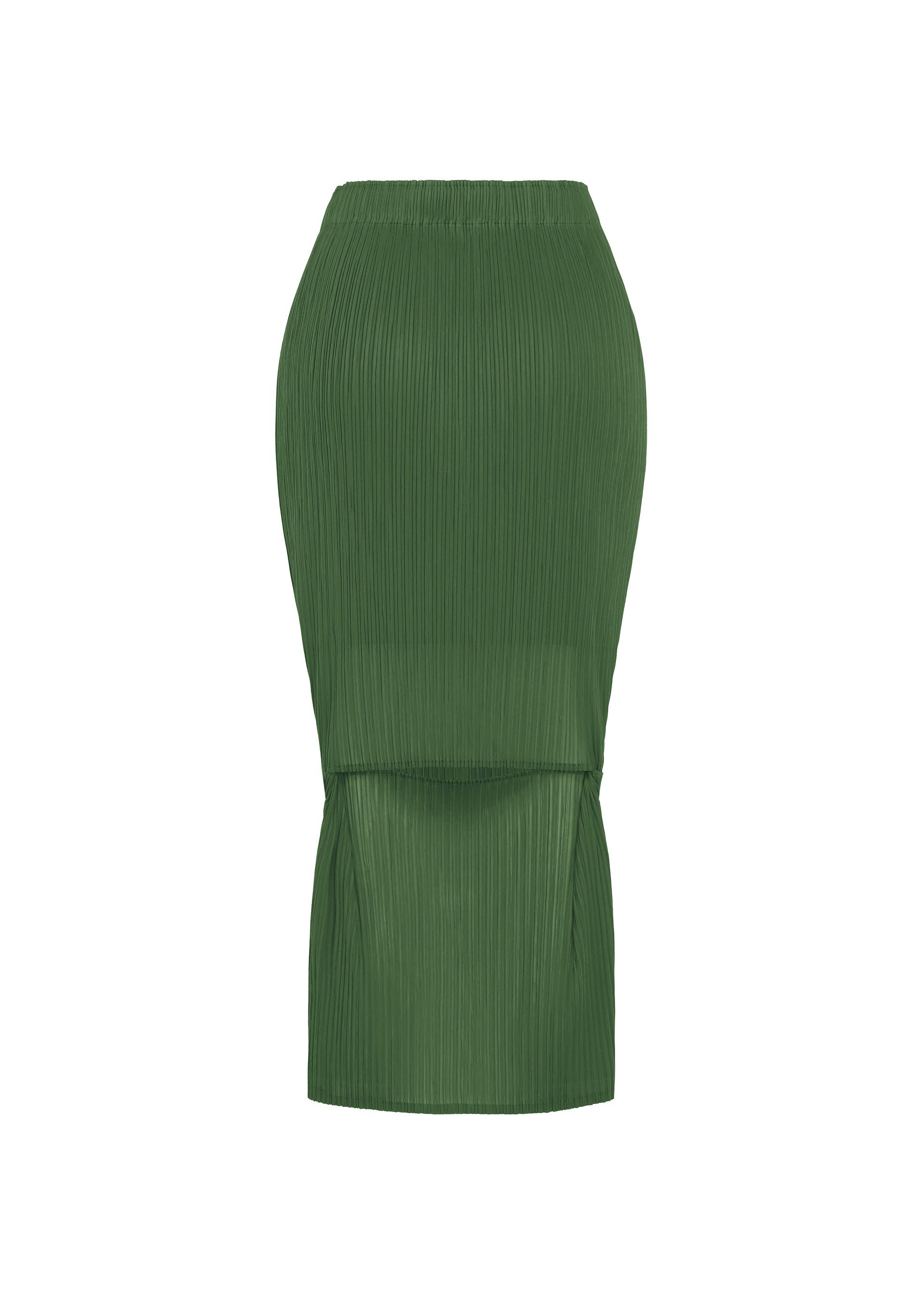 SHEER SLIT PLEATS、ウィメンズ_スカート、ディテール画像1