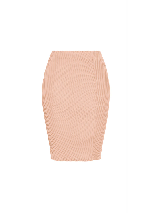 TUBULAR PLEATS、ウィメンズ_スカート、ピンク