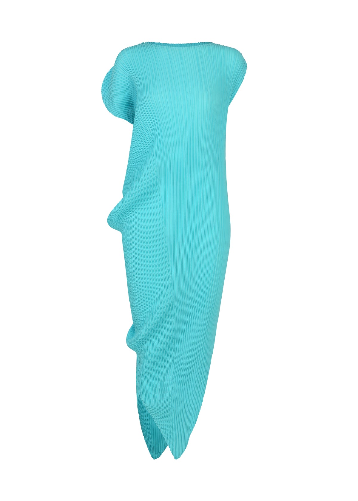 LEAF PLEATS、ウィメンズ_ワンピース、ブルー