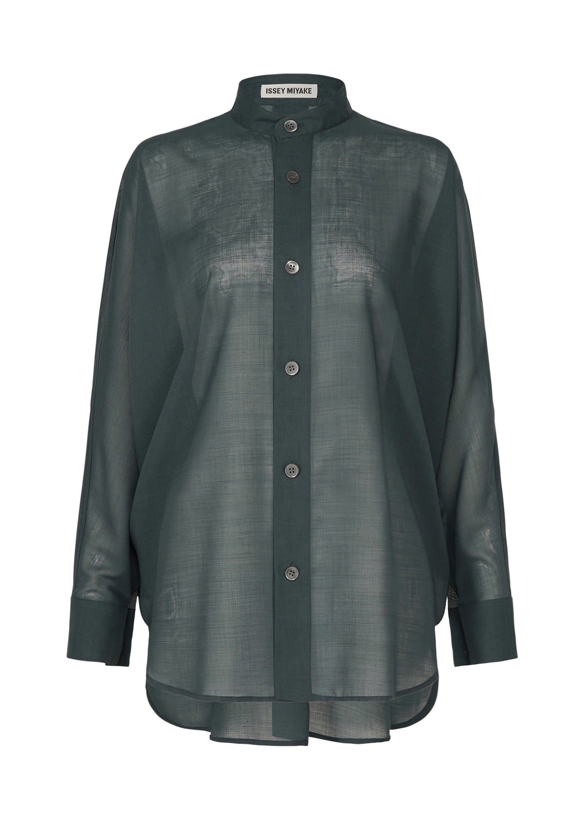 SHEER WOOL、ウィメンズ_トップス_シャツ、ネイビー