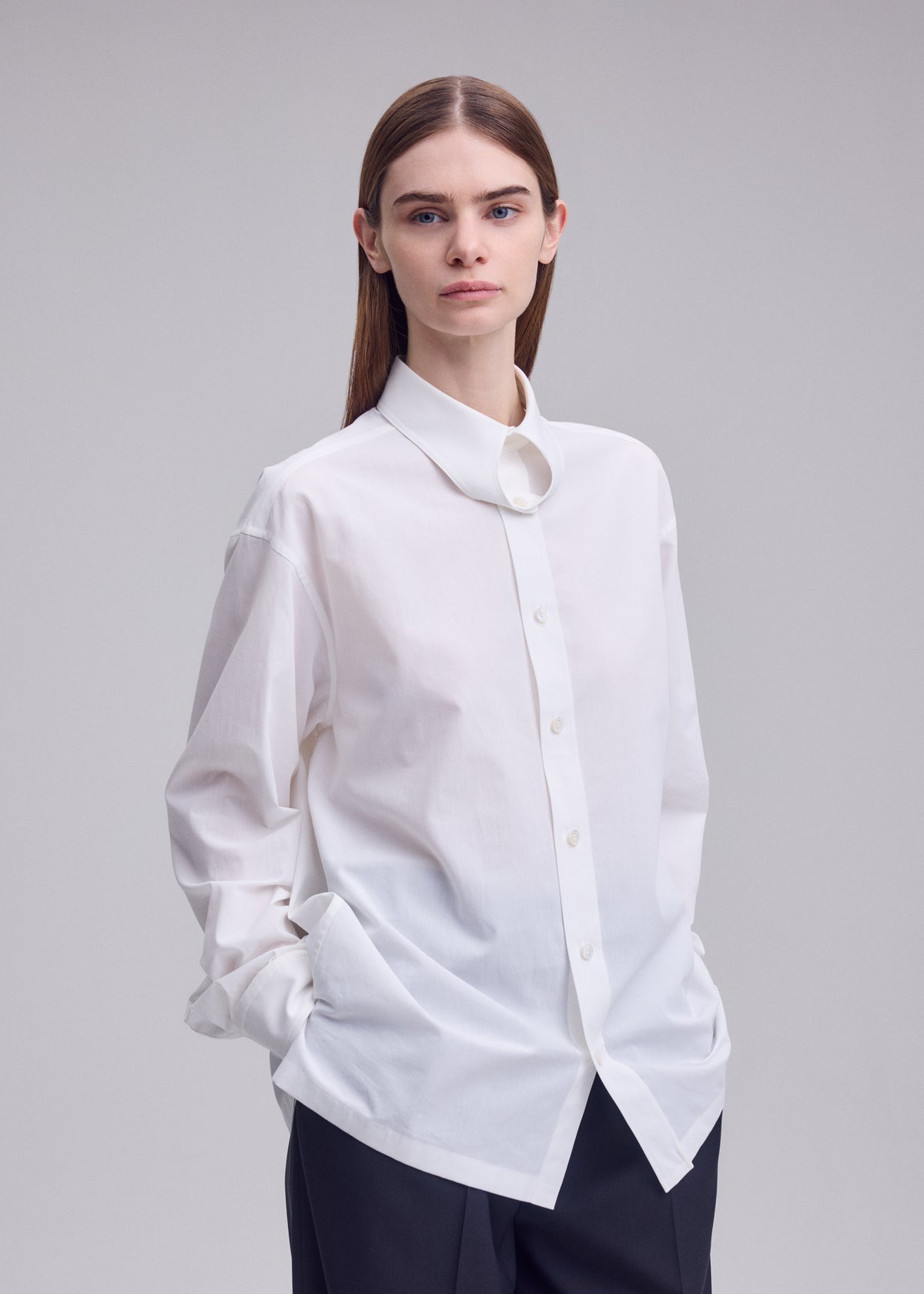 MONSIEUR SHIRT、ウィメンズ_トップス_シャツ、着用画像4