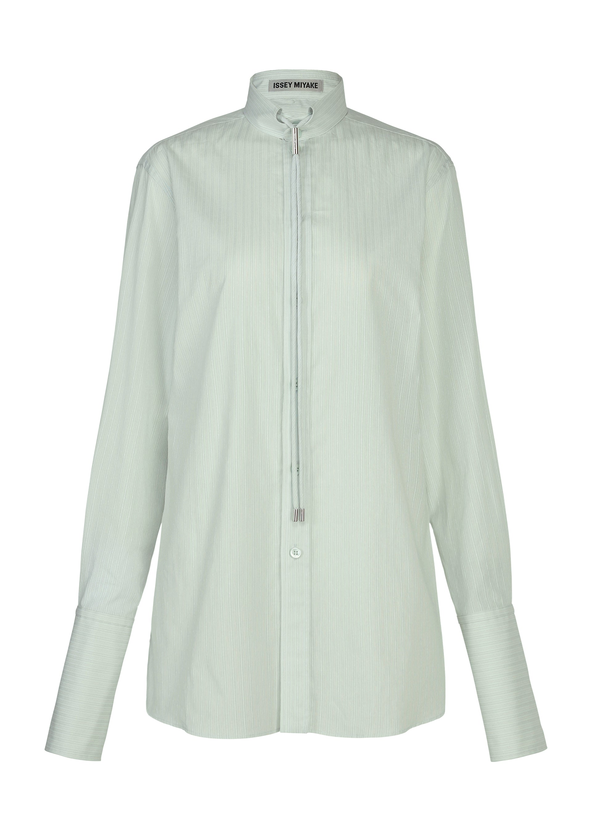MONSIEUR SHIRT(DOBBY STRIPE)、ウィメンズ_トップス_シャツ、ネイビー