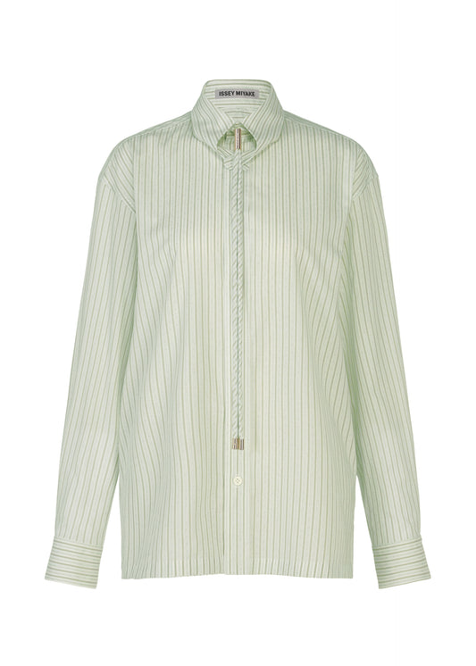 MONSIEUR SHIRT(DOBBY STRIPE)、ウィメンズ_トップス_シャツ、ホワイト