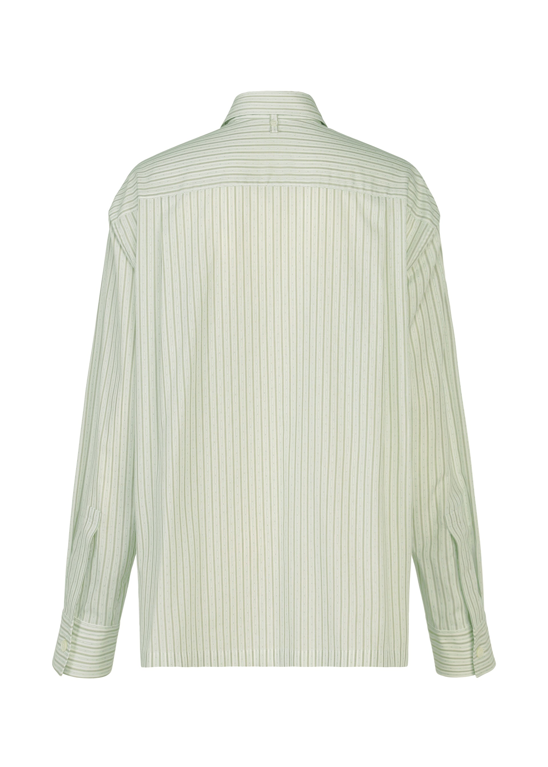 MONSIEUR SHIRT(DOBBY STRIPE)、ウィメンズ_トップス_シャツ、ディテール画像1
