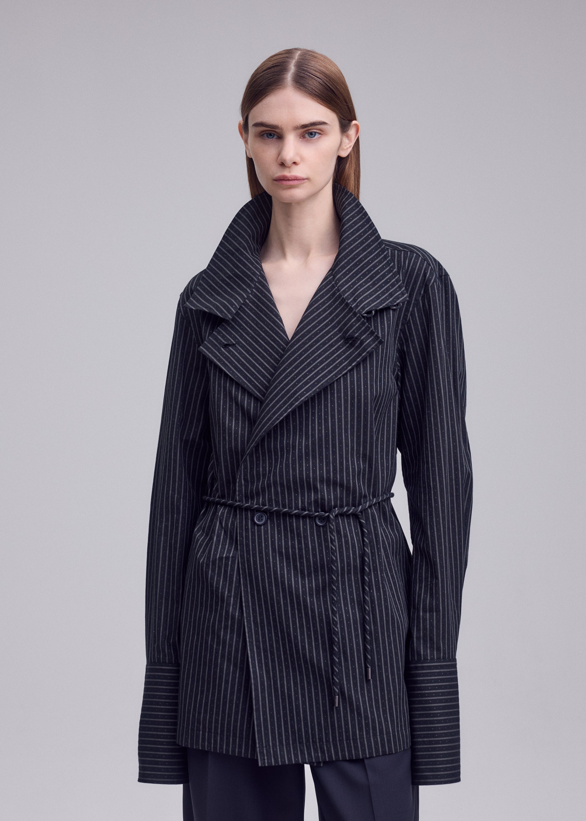 MONSIEUR SHIRT(DOBBY STRIPE) – isseymiyake.com