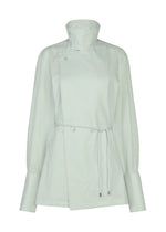 MONSIEUR SHIRT(DOBBY STRIPE)、ウィメンズ_トップス_シャツ、ネイビー