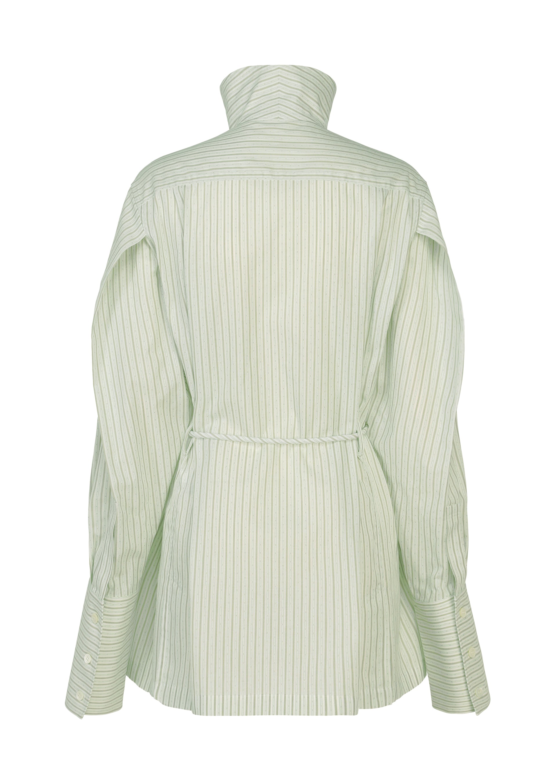MONSIEUR SHIRT(DOBBY STRIPE)、ウィメンズ_トップス_シャツ、ディテール画像1