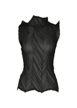 ZIGZAG PLEATS、ウィメンズ_トップス_トップ、ブラック