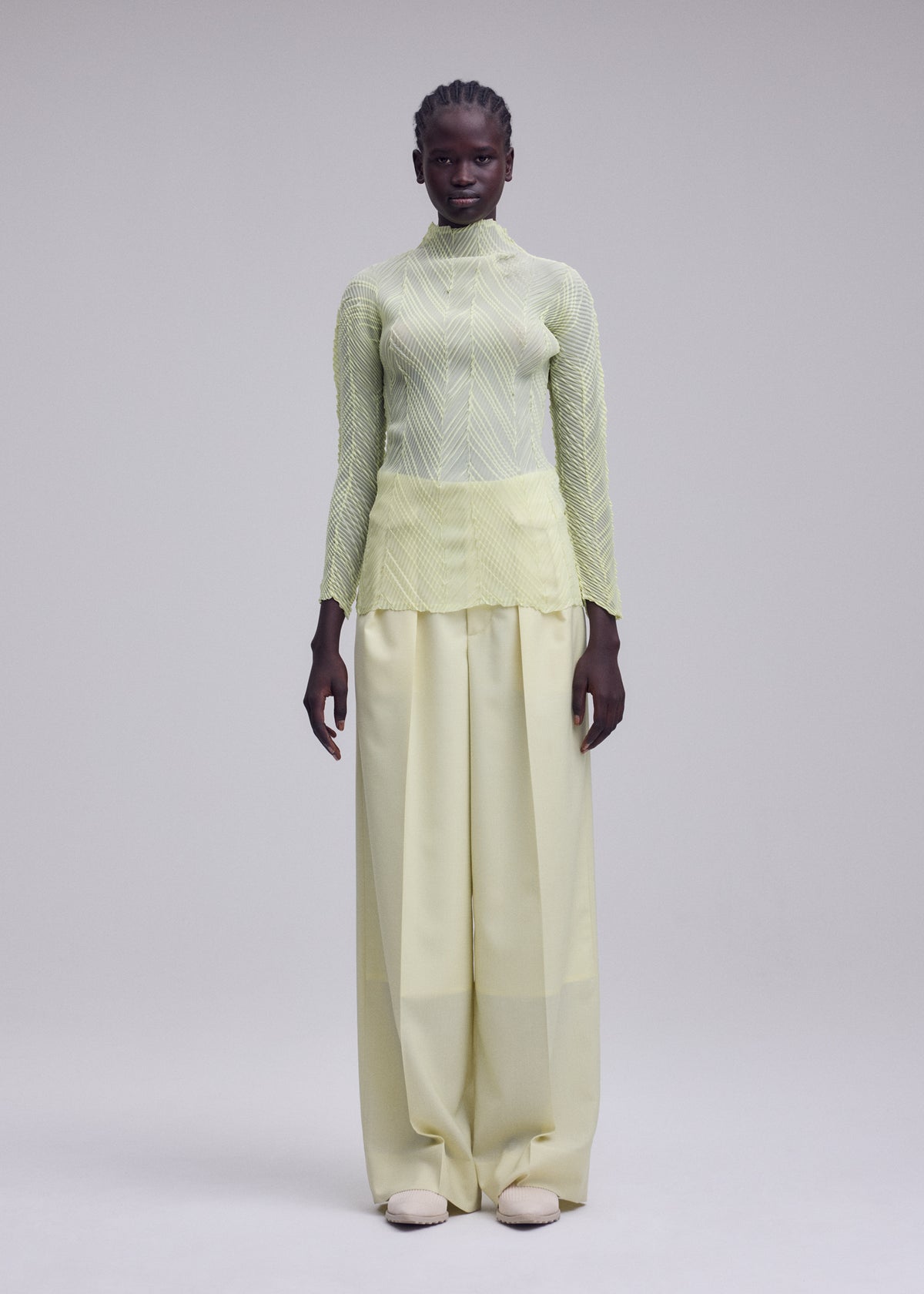 ZIGZAG PLEATS、ウィメンズ_トップス_トップ、着用画像1