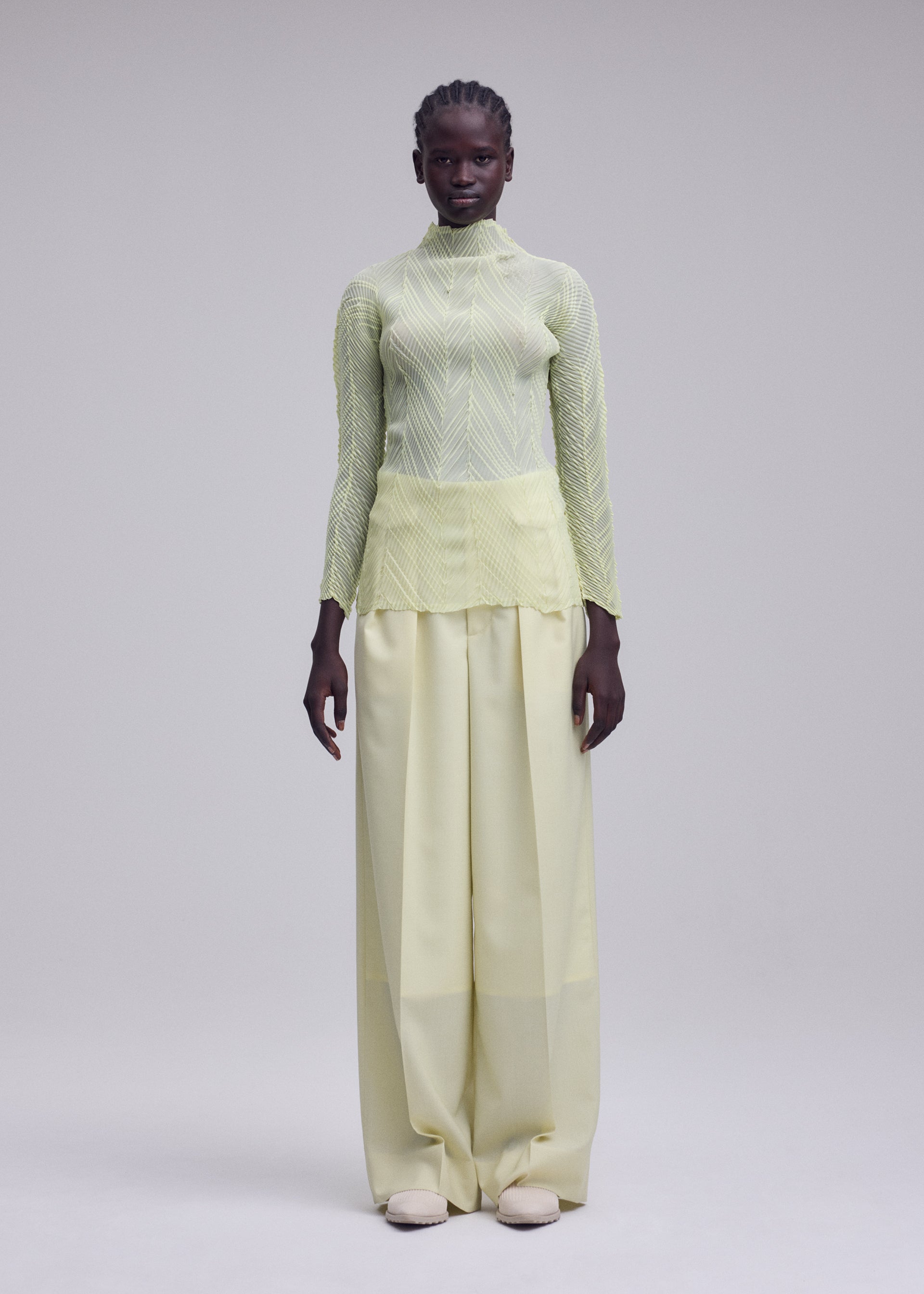 ZIGZAG PLEATS、ウィメンズ_トップス_トップ、着用画像1