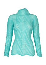 ZIGZAG PLEATS、ウィメンズ_トップス_トップ、ブルー