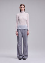CHIFFON TWIST BK/WT-68、ウィメンズ_トップス_トップ、着用画像1