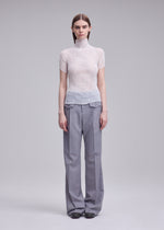CHIFFON TWIST BK/WT-68、ウィメンズ_トップス_トップ、着用画像1